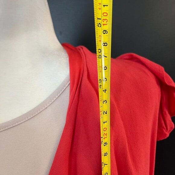 Express Flutter Sleeve Maxi Dress | Coral Pink| Size S Gently Used – Excellent C - Picture 9 of 14